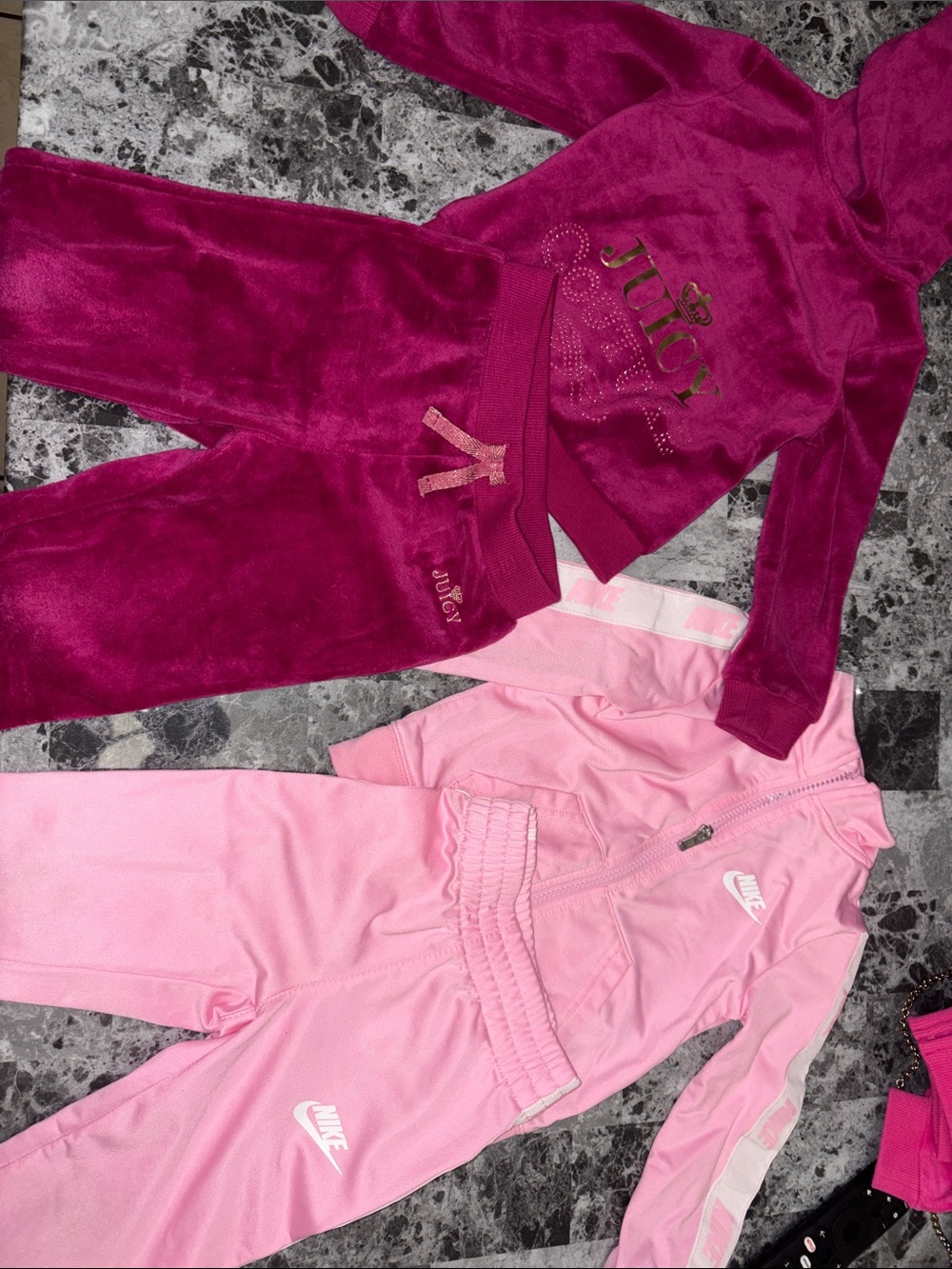 Girls sweatsuits juicy couture & Nike